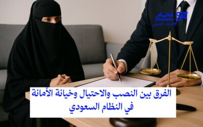الفرق بين النصب والاحتيال وخيانة الأمانة في النظام السعودي