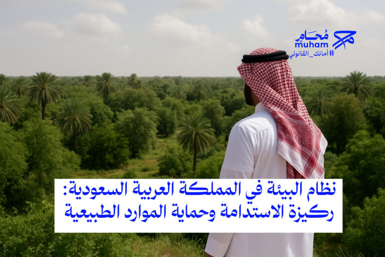 نظام البيئة في المملكة العربية السعودية: ركيزة الاستدامة وحماية الموارد الطبيعية