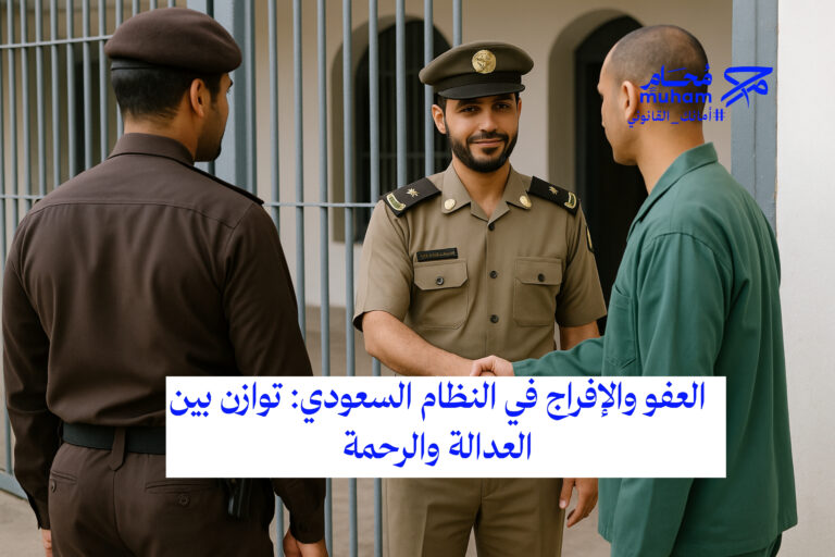 العفو والإفراج في النظام السعودي: توازن بين العدالة والرحمة
