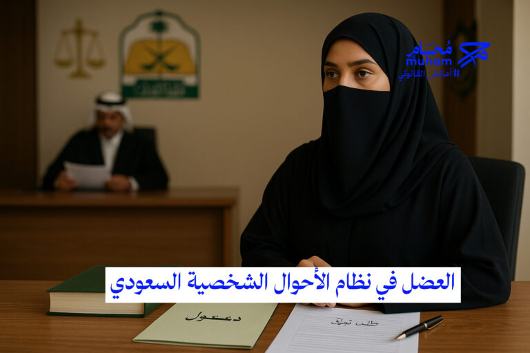 العضل في نظام الأحوال الشخصية السعودي