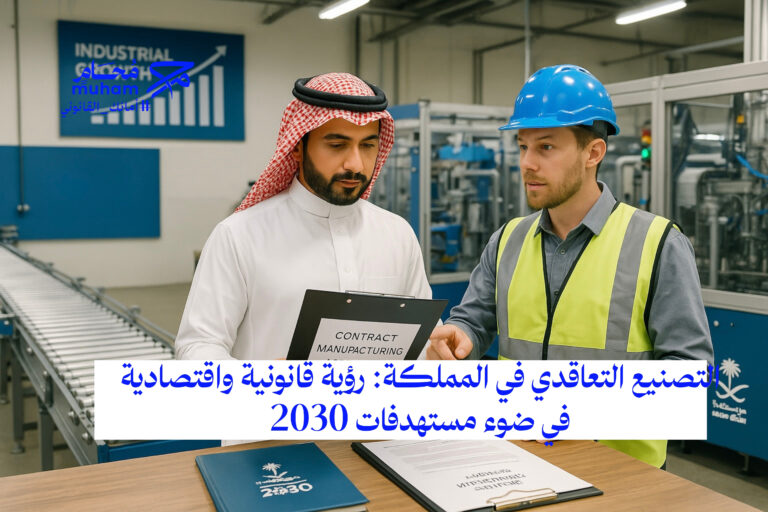 التصنيع التعاقدي في المملكة: رؤية قانونية واقتصادية في ضوء مستهدفات 2030