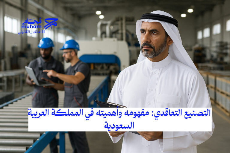 التصنيع التعاقدي: مفهومه وأهميته في المملكة العربية السعودية