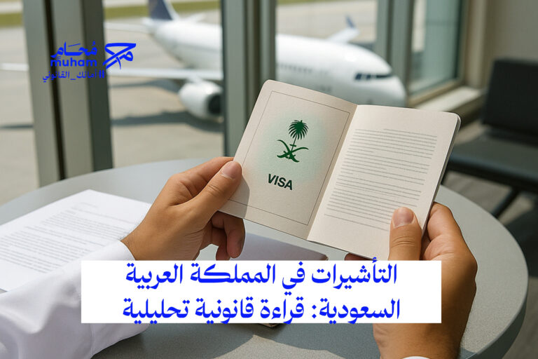 التأشيرات في المملكة العربية السعودية: قراءة قانونية تحليلية