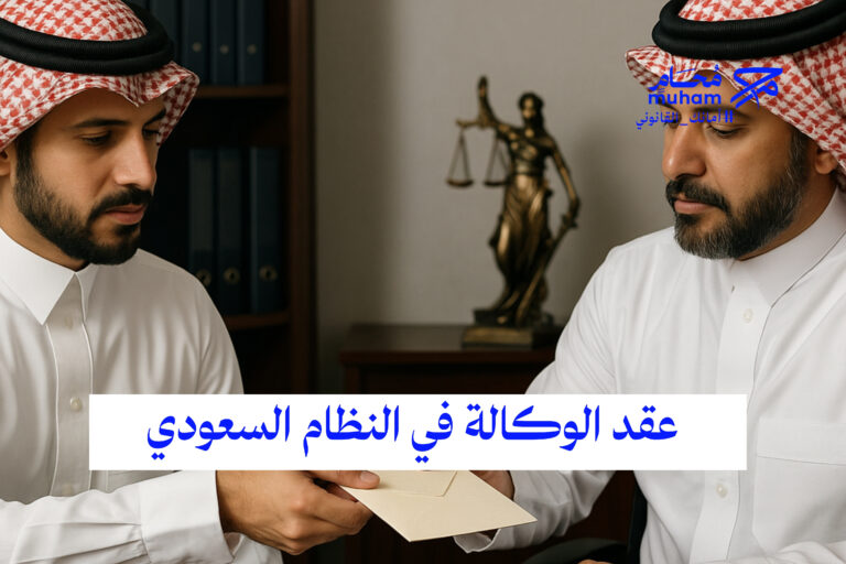 عقد الوكالة في النظام السعودي