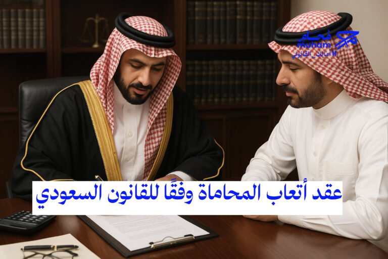 عقد أتعاب المحاماة وفقًا للقانون السعودي