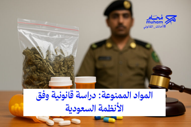 المواد الممنوعة: دراسة قانونية وفق الأنظمة السعودية