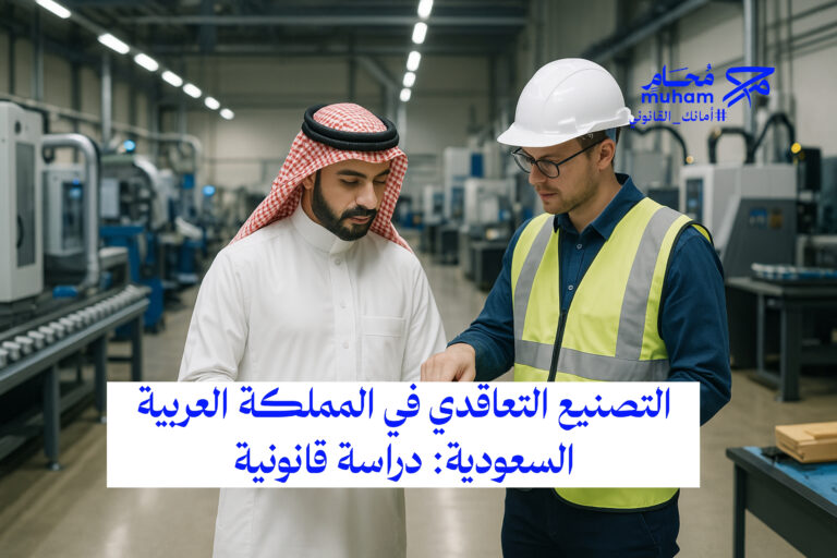 التصنيع التعاقدي في المملكة العربية السعودية: دراسة قانونية