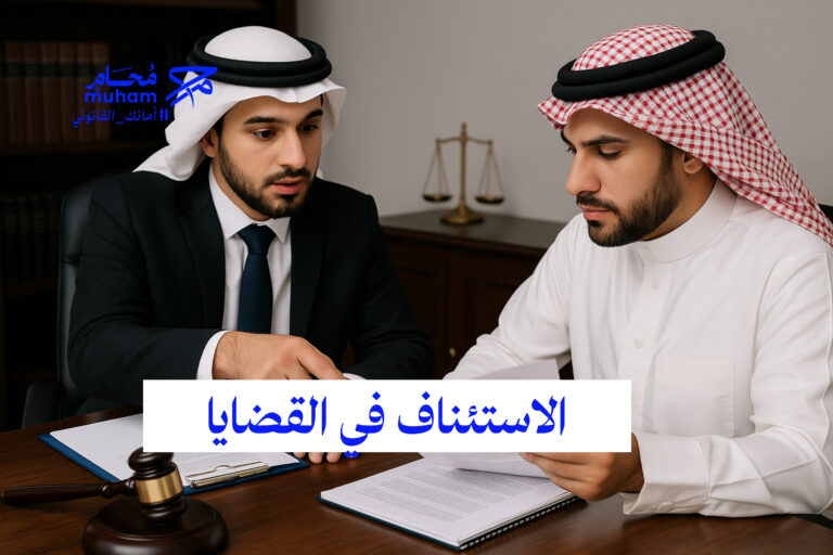 الاستئناف في القضايا