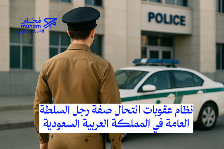 نظام عقوبات انتحال صفة رجل السلطة العامة في المملكة العربية السعودية