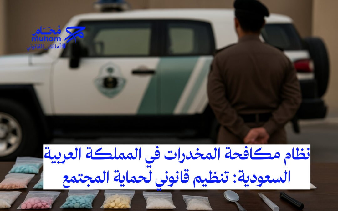 نظام مكافحة المخدرات في المملكة العربية السعودية: تنظيم قانوني لحماية المجتمع