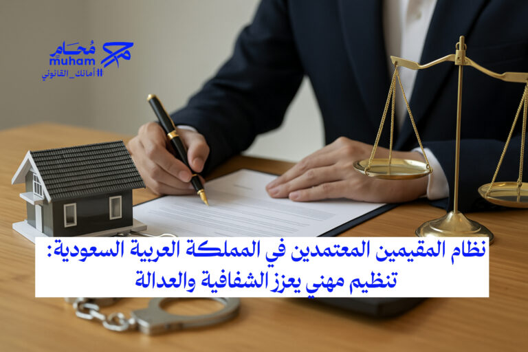 نظام المقيمين المعتمدين في المملكة العربية السعودية: تنظيم مهني يعزز الشفافية والعدالة
