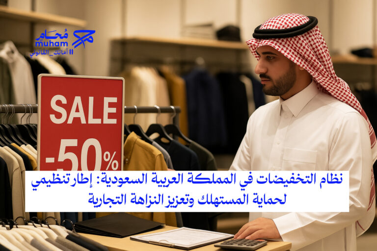 نظام التخفيضات في المملكة العربية السعودية: إطار تنظيمي لحماية المستهلك وتعزيز النزاهة التجارية