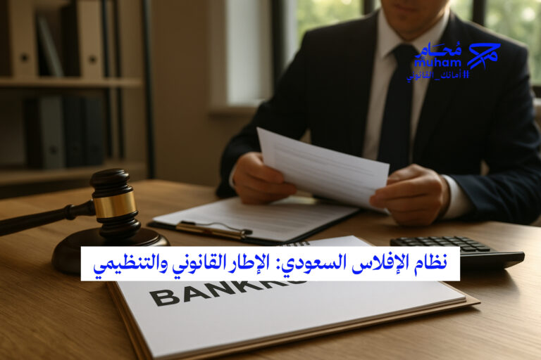 نظام الإفلاس السعودي: الإطار القانوني والتنظيمي