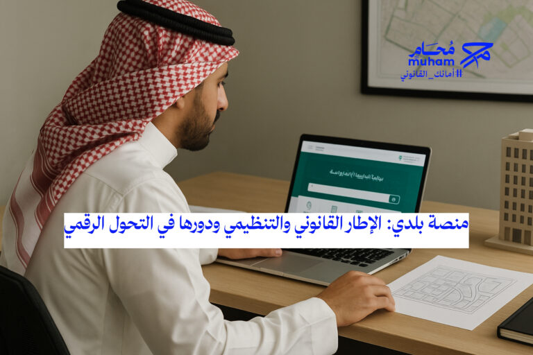 منصة بلدي: الإطار القانوني والتنظيمي ودورها في التحول الرقمي