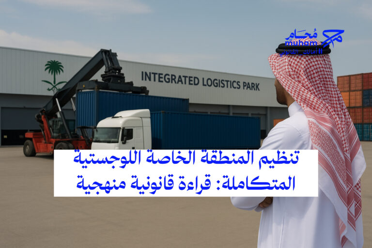 تنظيم المنطقة الخاصة اللوجستية المتكاملة: قراءة قانونية منهجية